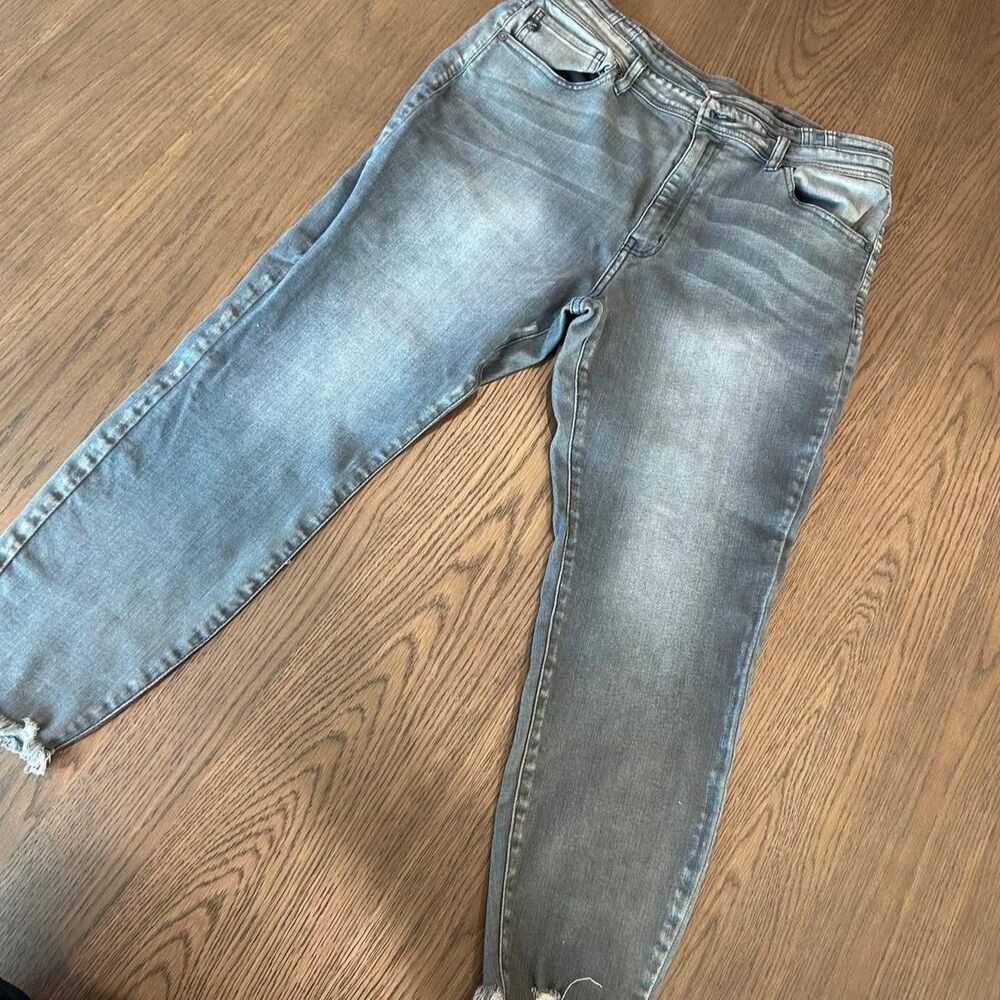 Unbranded Women's Grey and Blue Jeans